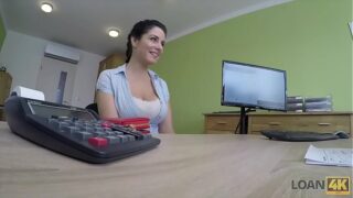 LOAN4K. The finest Alex Black with a horny manager