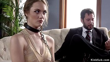 Master Tommy Pistol brings hot Samantha Hayes in the upper floor for domination & submission training