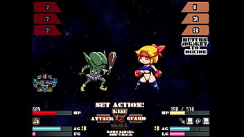 EscapeFrom the dirty basement [Rough sex game] Ep.1 Uber-cute pixel fighting nymph have a group sex internal cumshot after a combat with monster