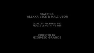 Dap and Squirt, Alexxa Vice & Mali Ubon, Ass-fuck Going knuckle deep, double anal invasion, DP, Gapes, ButtRose, Squirt , Internal cumshot Gulp GIO2018